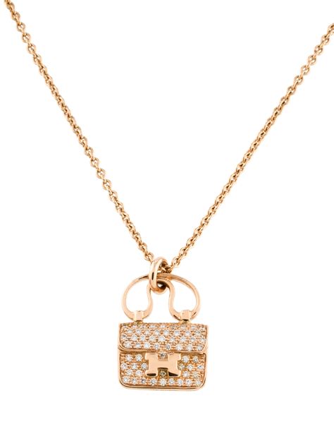 hermes necklace pendant|Hermes necklace diamond.